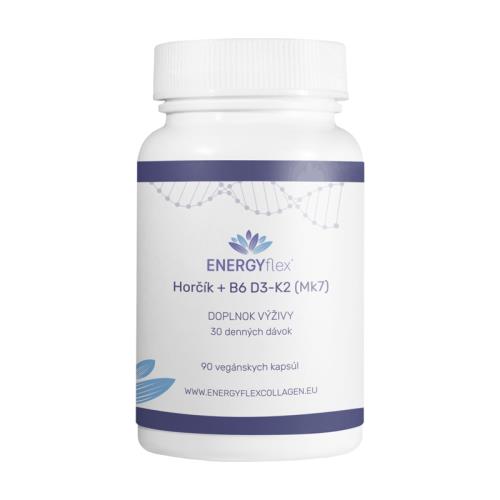 Energyflex Magnézium Bisglycinát + B6, D3, K2 MK7 90 kapsúl
