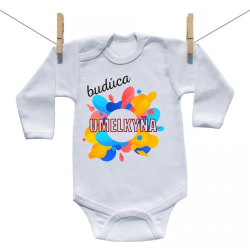 Boodyy Body s dlhým rukávom Budúca umelkyňa 86 (12-18 mesiacov)