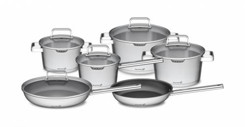 Sada riadu G21 Gourmet Magic s panvicou navyše, 11 dielov, nerez