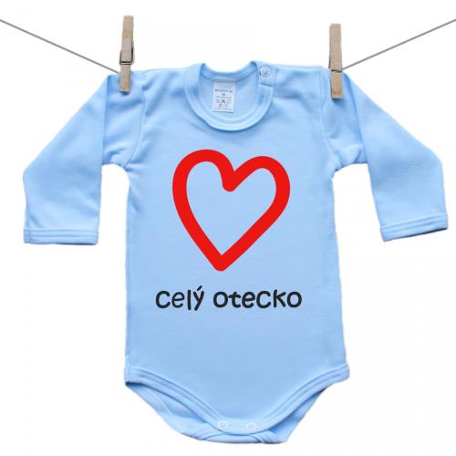 Boodyy Body s dlhým rukávom (modré) Celý otecko 74 (6-9 mesiacov) 3970-71470