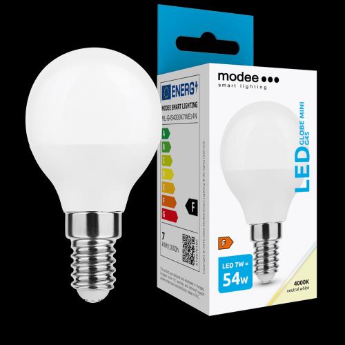 Modee Lighting LED Globe Mini žiarovka G45 7W E14 neutrálna biela (MLG454000K7WE14N)