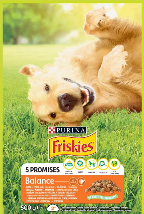 FRISKIES GP 12x500g Balance s kuraťom a pridanou zeleninou