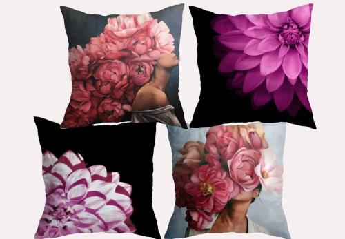 Obliečky na vankúše 40x40 cm Pyton set 4 ks EMI