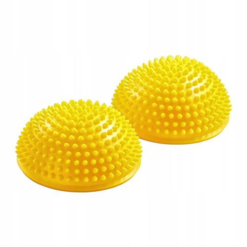 4FIZJO balančná polguľa žltá 16cm set 2ks