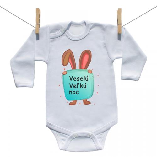 Boodyy Body s dlhým rukávom Veselú Veľkú noc 2 74 (6-9 mesiacov)