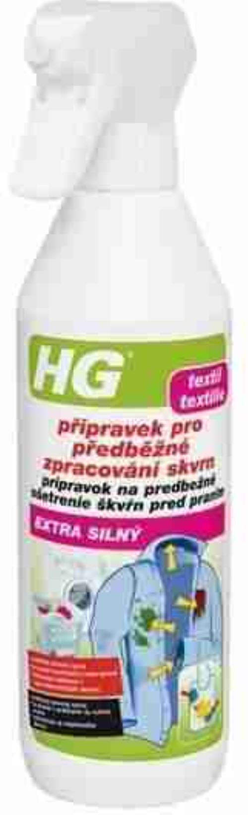 HG na škvrny pred praním