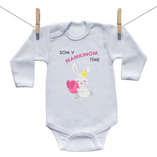 Boodyy Body s dlhým rukávom Som v mamkinom tíme 74 (6-9 mesiacov)