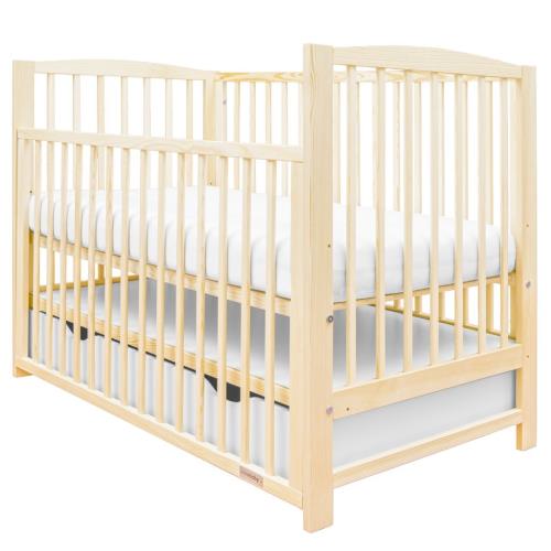 Detská postieľka New Baby LILLY so sťahovacou bočnicou a šuplíkom prírodná , 20C55282