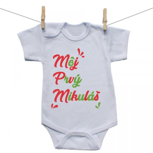 Boodyy Body s krátkym rukávom Môj prvý Mikuláš 50 (0 mesiacov)