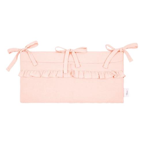 Vreckár na postieľku Belisima Mušelín old pink , 20C52103