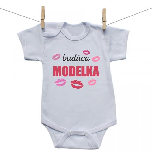 Boodyy Body s krátkym rukávom Budúca modelka 86 (12-18 mesiacov)