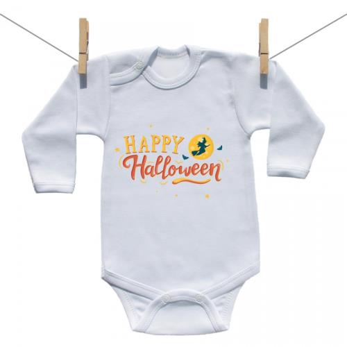 Boodyy Body s dlhým rukávom Happy Halloween 74 (6-9 mesiacov)
