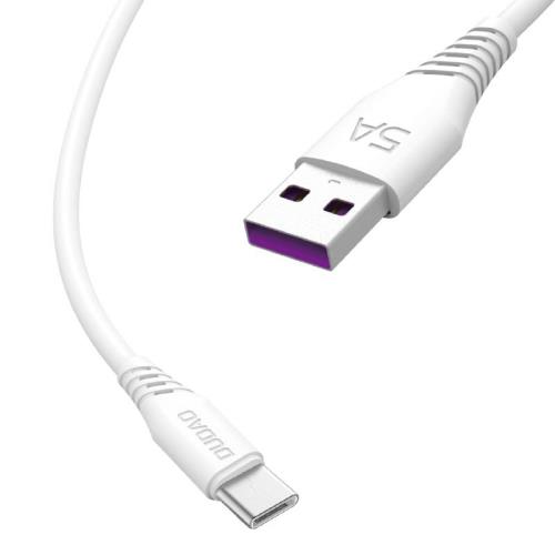 Dudao L2T kábel USB / USB-C 5A 1m, biely