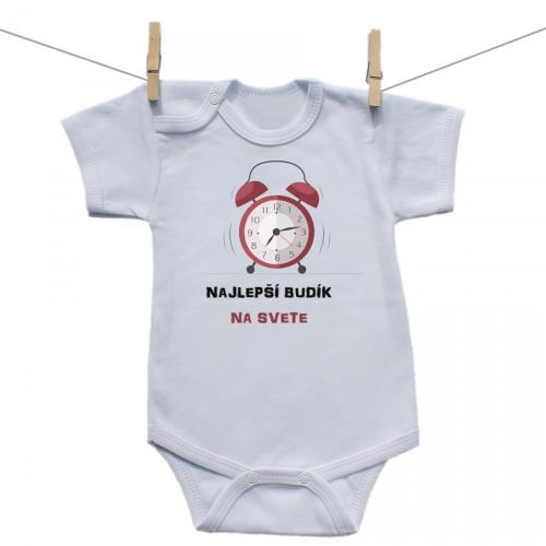 Boodyy Body s krátkym rukávom Najlepší budík 80 (9-12 mesiacov) 428-21113