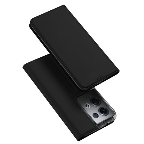 Knižkové puzdro Skin Pro pre Oppo Reno 8 Pro - Čierna H24525