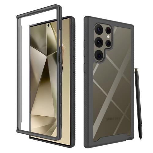 Ochranný kryt s fóliou pre Samsung Galaxy S24 Ultra - Čierna H30196