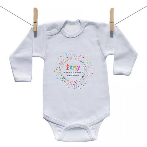 Boodyy Body s dlhým rukávom Párty 80 (9-12 mesiacov)