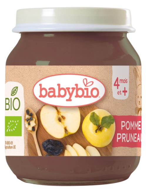 BABYBIO bio jablko a sušené slivky