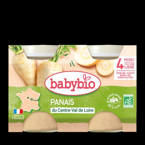BABYBIO Príkrm paštrnák (2x 130 g)