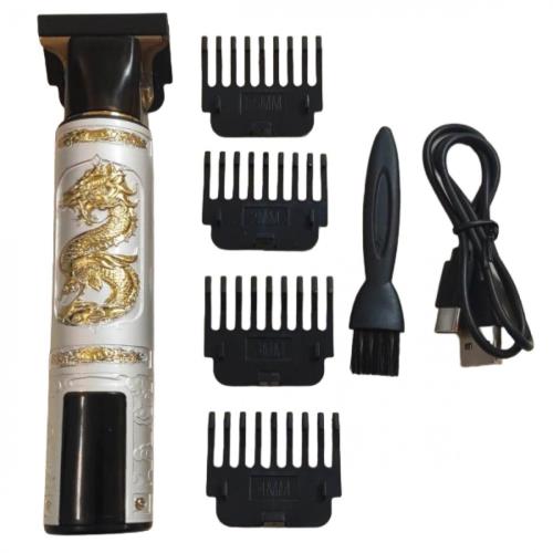 Elektrický strojček na vlasy s USB nabíjaním Dragon-Biela H25782