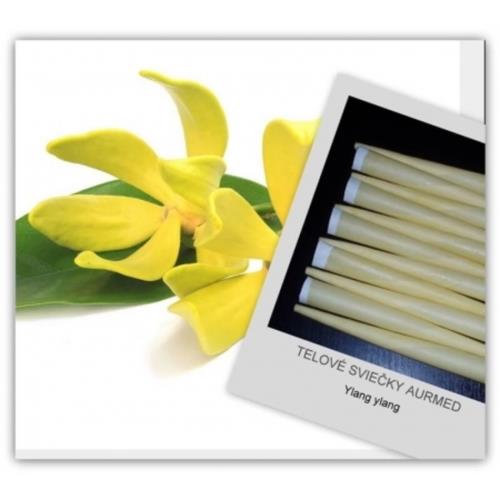 Telové sviečky ylang ylang 10ks