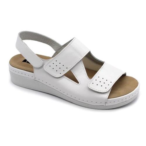 Leon 5020 Dámska zdravotná obuv na Hallux Valgus 37 - 24cm, biela, 3,5 cm