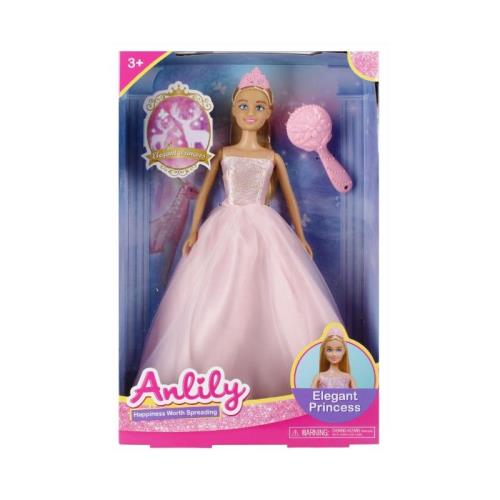 Bábika Anlily v ružových šatách 29cm