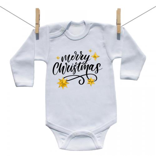 Boodyy Body s dlhým rukávom Merry Christmas 80 (9-12 mesiacov)