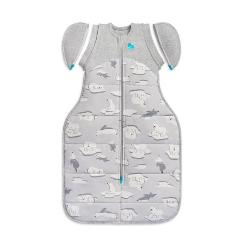 Love To Dream, Prechodový vak, Etapa 2, 3,5 TOG, 3-6m, Extra Warm, šedý/ľadový medveď LTD-L2028268GRYM