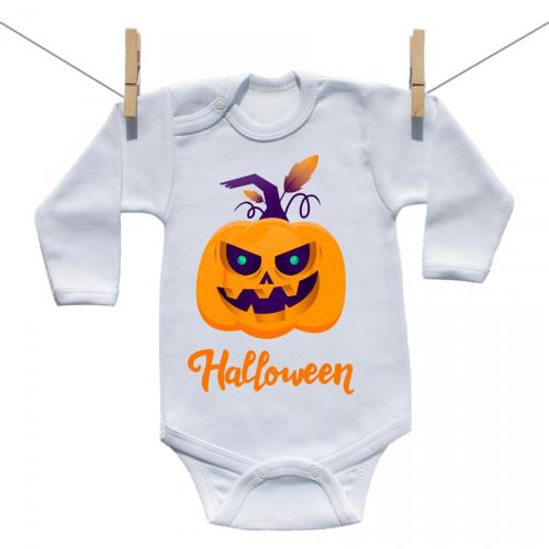 Boodyy Body s dlhým rukávom Halloween tekvica 80 (9-12 mesiacov)