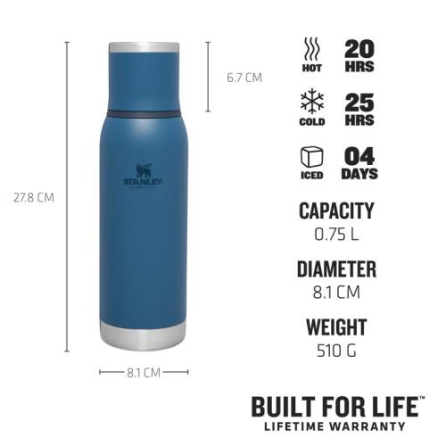 10-10818-009 STANLEY The Adventure To-Go Bottle .75L / 25oz Abyss