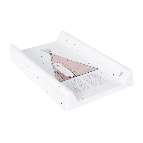 Podložka prebaľovacia 2-hranná s pevnou doskou (50x70) Comfort Lolly Polly Lama