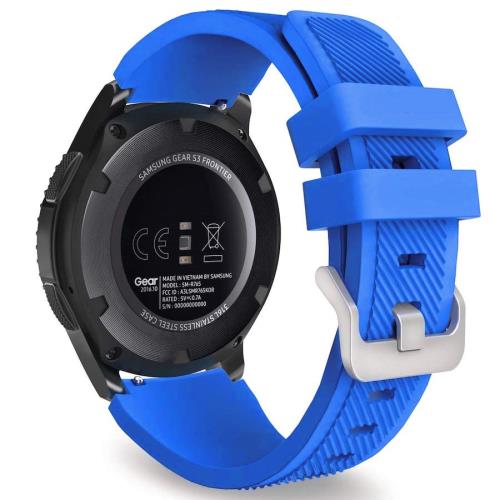 BStrap Silicone Sport remienok na Huawei Watch GT/GT2 46mm, blue