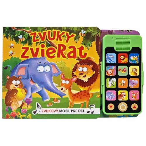 Zvuky zvierat kniha s mobilom