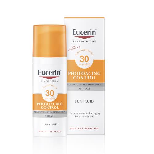 Eucerin SUN PHOTOAGING CONTROL SPF 30 na tvár
