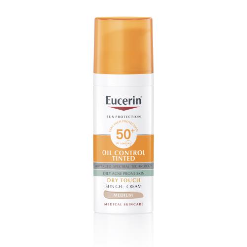 Eucerin SUN Dry Touch OIL CONTROL (stredne tmavý) SPF 50+