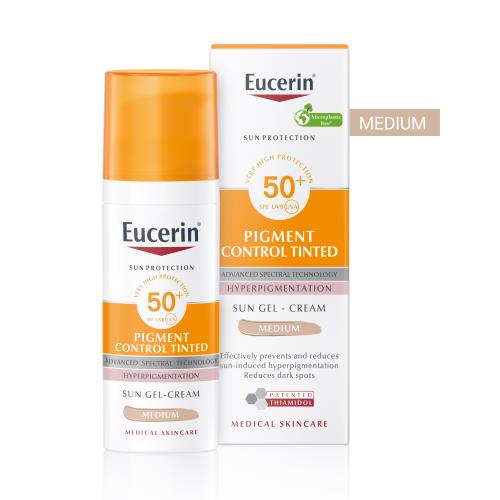 Eucerin SUN Emulzia PIGMENT CONTROL (stredne tmavá) SPF 50+