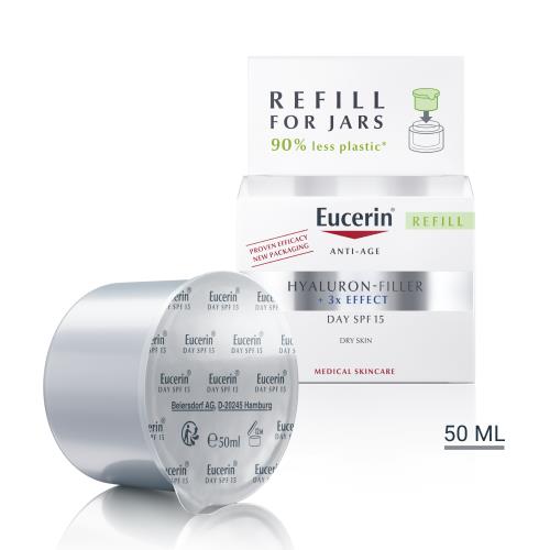 Eucerin HYALURON-FILLER+3xEFFECT Denný krém REFILL