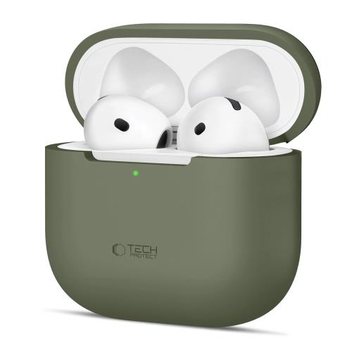 Tech-Protect Silicone puzdro na Apple AirPods 4, zelené