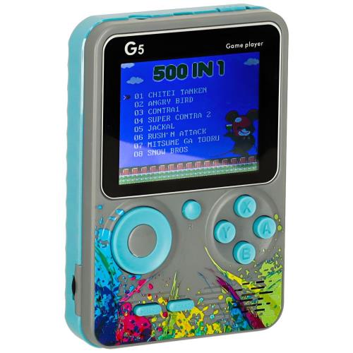 Eveon G5 Mini retro herná konzola, sivá
