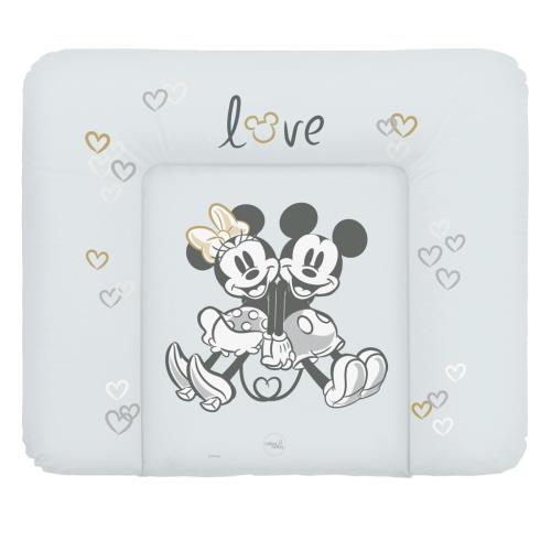 Podložka prebaľovacia mäkká na komodu (85x72) Disney Minnie & Mickey Grey
