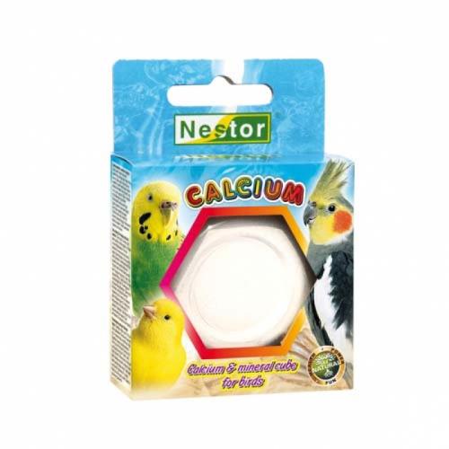 NESTOR Calcium & mineral minerálna kocka pre vtáky 1ks 55g