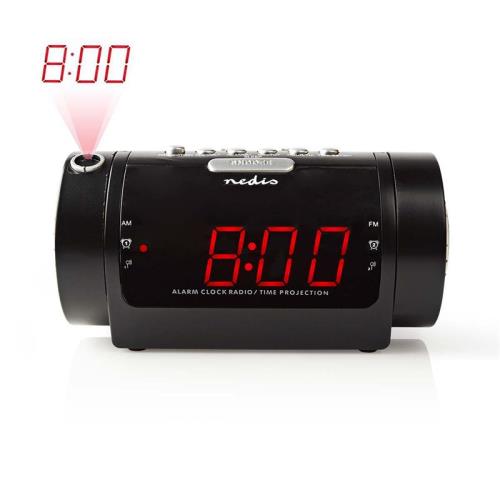 Rádiobudík NEDIS CLAR005BK s projektorom