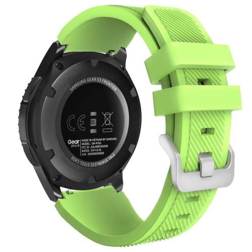 BStrap Silicone Sport remienok na Samsung Galaxy Watch 3 45mm, green
