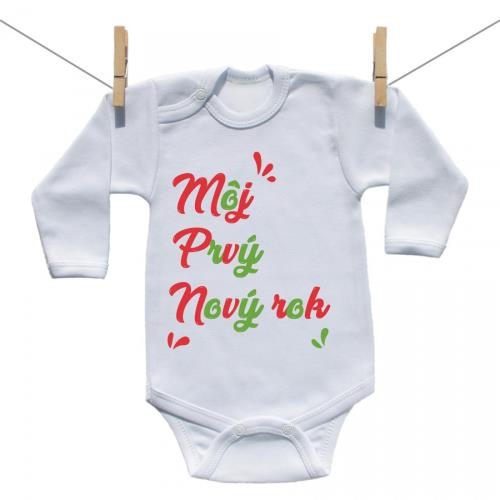 Boodyy Body s dlhým rukávom Môj prvý Nový rok 92 (18-24 mesiacov) 3111-50315