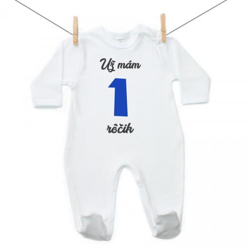 Boodyy Overal Už mám 1 rôčik Chlapec 92 (18-24 mesiacov)
