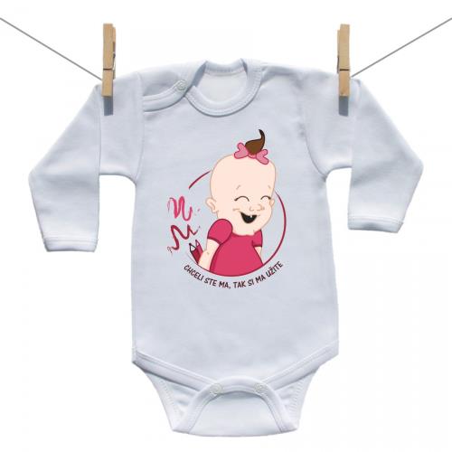 Boodyy Body s dlhým rukávom Chceli ste ma tak si to teraz užite Dievča 80 (9-12 mesiacov)