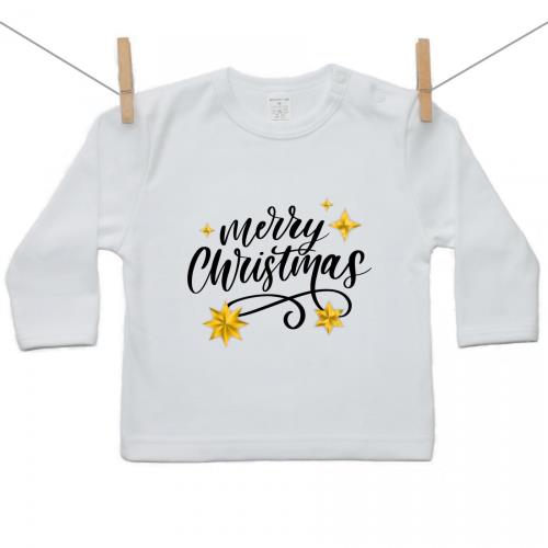 Boodyy Tričko s dlhým rukávom Merry Christmas 134 (8-9 rokov) 5318-90093