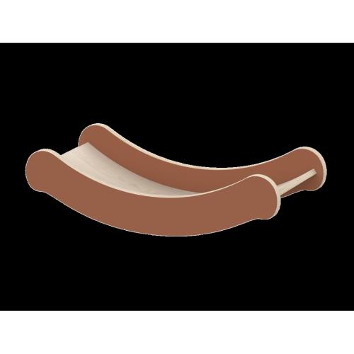 Flexa Drevená balančná doska pre deti červená Play