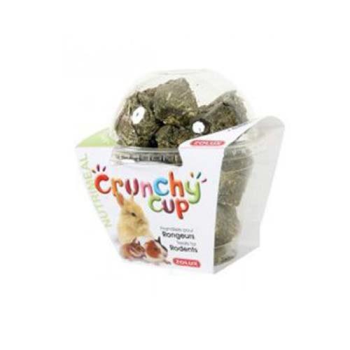 ZOLUX CRUNCHY CUP pochúťka pre hlodavce mrkva / lucerna 200g
